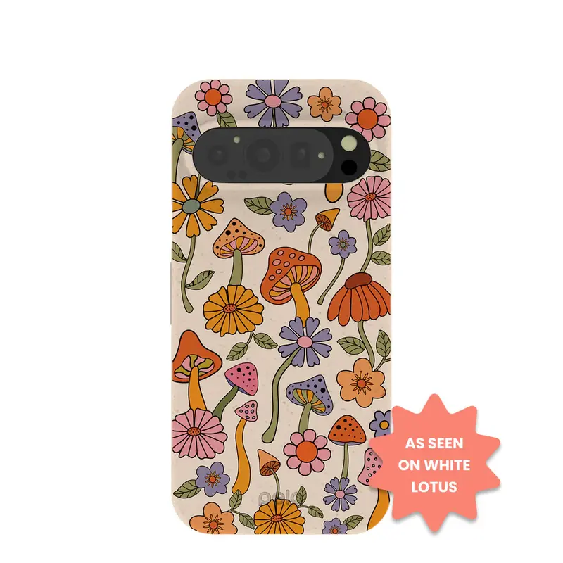 Seashell Shrooms and Blooms Google Pixel 9/9 Pro Case