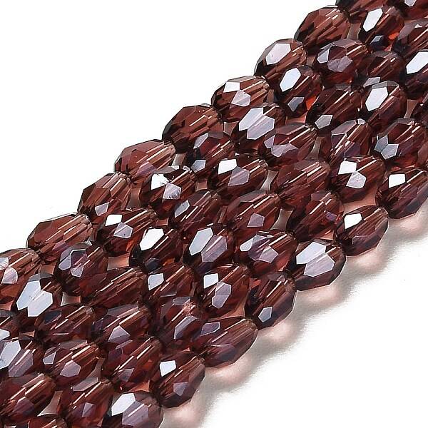 Electroplate Glass Beads Strands