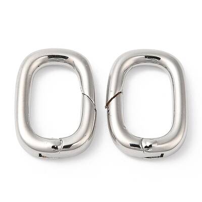 Brass Spring Gate Rings