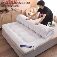 4 Inch Ultra-Fluffy Mattress Topper Queen for Back Pain, Extra Soft Pillow Top Queen Mattress Topper with 4X Support, Mattres...