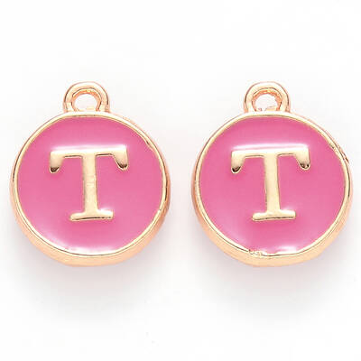 Golden Plated Alloy Enamel Charms