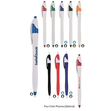 300 Customized Archer2 Pen w/ Colored Accents - High Gloss