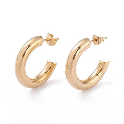 201 Stainless Steel Stud Earrings