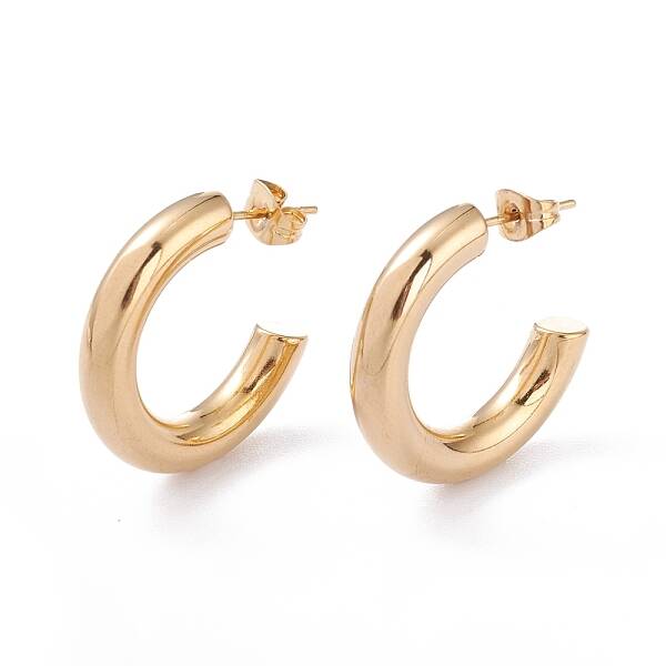201 Stainless Steel Stud Earrings
