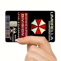 Holographic PVC Card Sticker, 2 Counts/set Peel & Stick Card Sticker, Decorative Sticker for Small Chip Card, Office Statione...