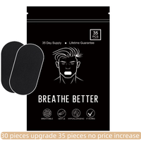 30 Packaging Upgrade 35 Packaging Super Breathable Mouth sticker，Ultra Breathable Mouth Tape One Month Supply 35 Strong Adh...