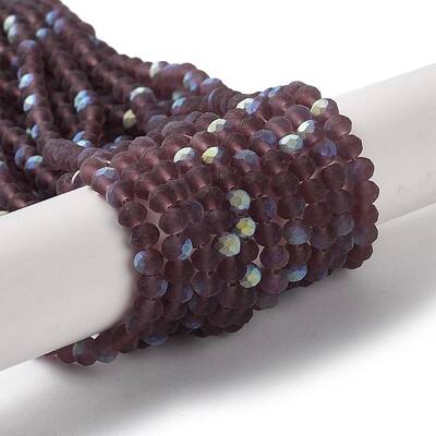 Transparent Glass Beads Strands