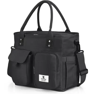 Hafmall-Large Lunch Bag for Women Men,Big capacity Large, Insulated Reusable Lunch Box Girls Water Resistant Portable Cooler ...