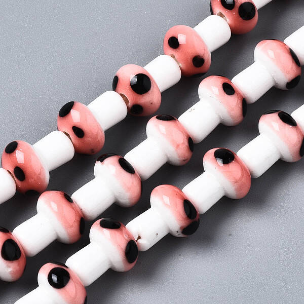 Handmade Porcelain Ceramic Beads Strands