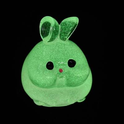 Luminous Resin Rabbit Ornament