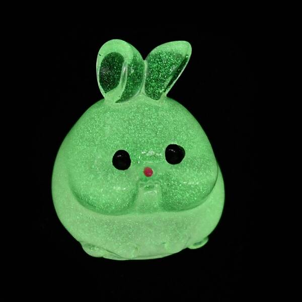 Luminous Resin Rabbit Ornament