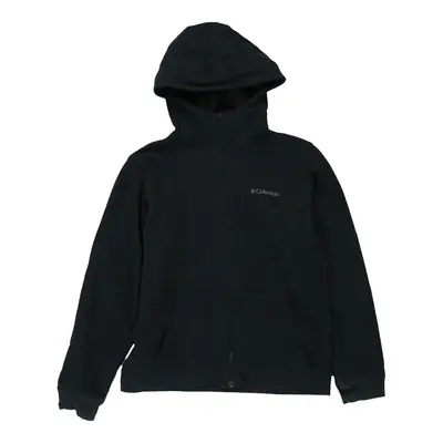 Age 14-16 Columbia Hoodie - Large Black Cotton Blend