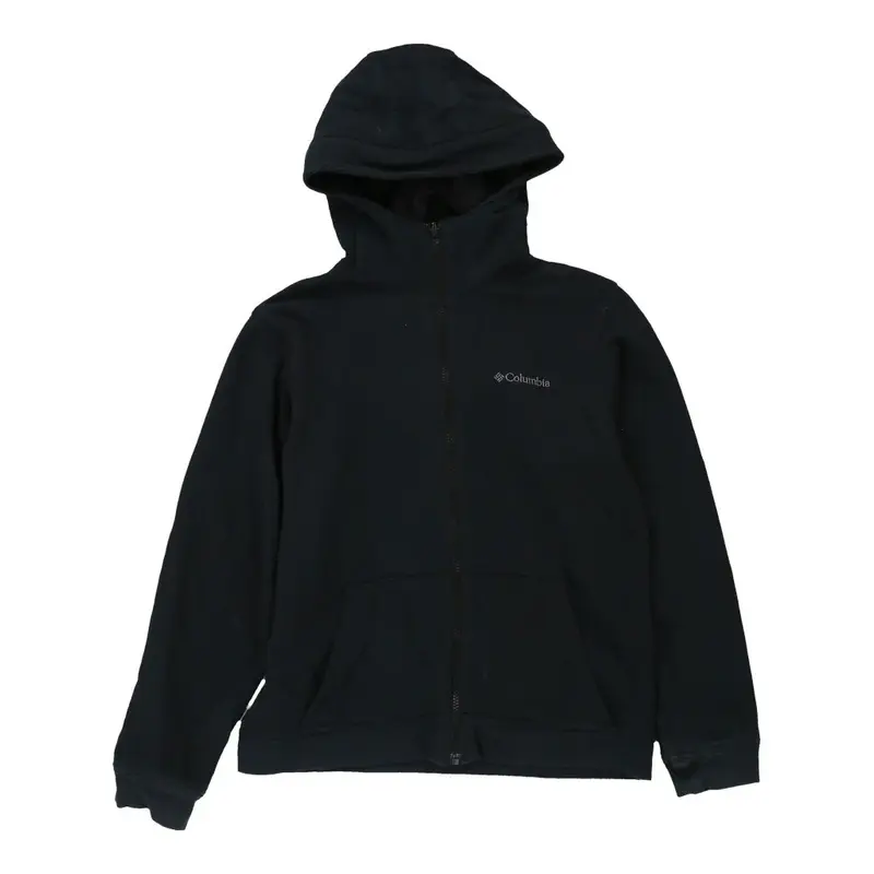 Age 14-16 Columbia Hoodie - Large Black Cotton Blend