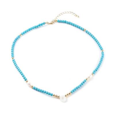 Natural Shell Initial Pendant Necklaces