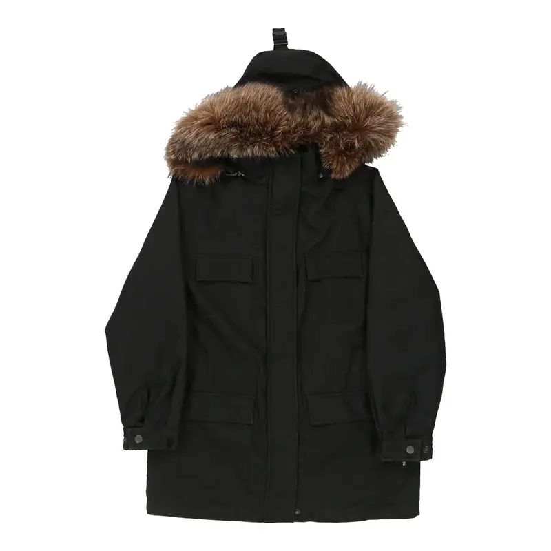 Burberry London Coat - Medium Black Polyester | Size: medium