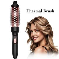 3 in 1 Hair Dryer Brush, Hot Air Brush, Ceramic Hair Curler Comb, Fast Heating Hot Brush, Travel Curling Irons, Double PTC Cu...