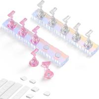 2 Set  Holder for Display Painting Nails - Aurora   Practice  Stand Set -   Holder for Press On Nails with  Adhesive Putty (A...