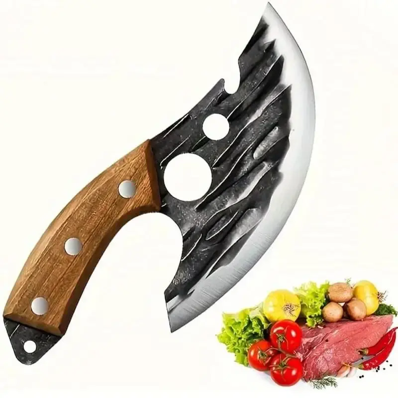 Stainless Steel Bone Cutter, 1 Count Durable  Forged Bone Cutter, Multipurpose Precision Cutting Knife for Home   Kitchen Din...