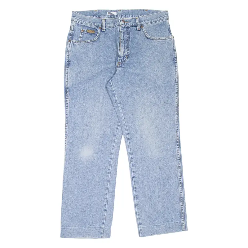 WRANGLER Texas Mens Jeans Blue Regular Straight W34 L27