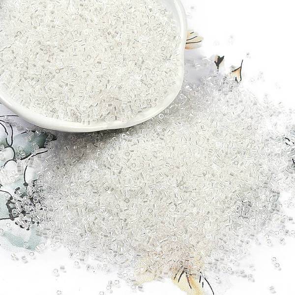 Transparent Colours Luster Glass Seed Beads