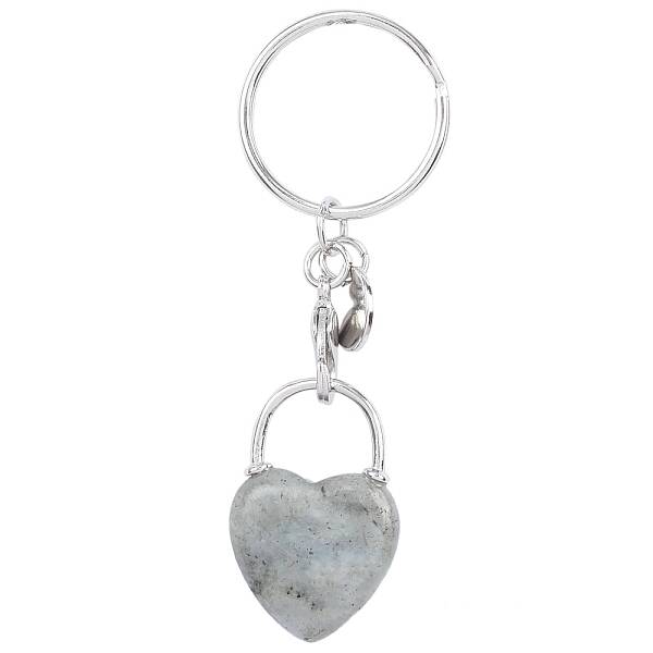 Natural Labradorite Keychain
