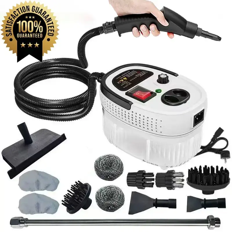 2025 New Pressurized Handheld Multi-Surface Natural Steam Cleaner Tool with 12 pcs Accessories,1.2L Large Capacity,Extra-Long...