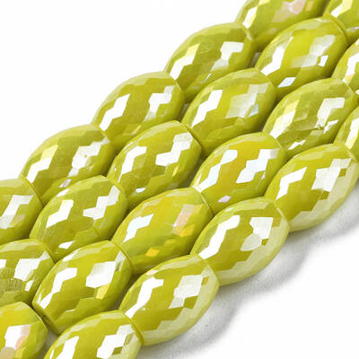 Electroplate Glass Beads Strands