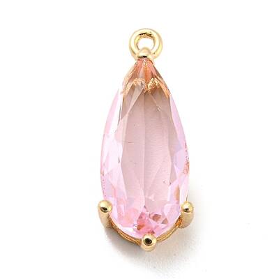 Brass Pave Cubic Zirconia Pendants