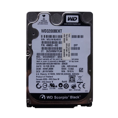 577987-001 HP 320GB 7200RPM SATA 3Gb/s 16MB Cache 2.5-inch Hard Drive