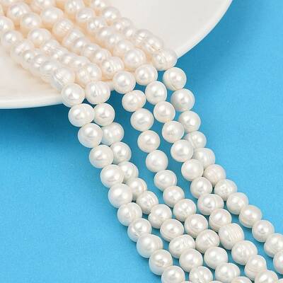 Natural Cultured Freshwater Pearl Beads Strands