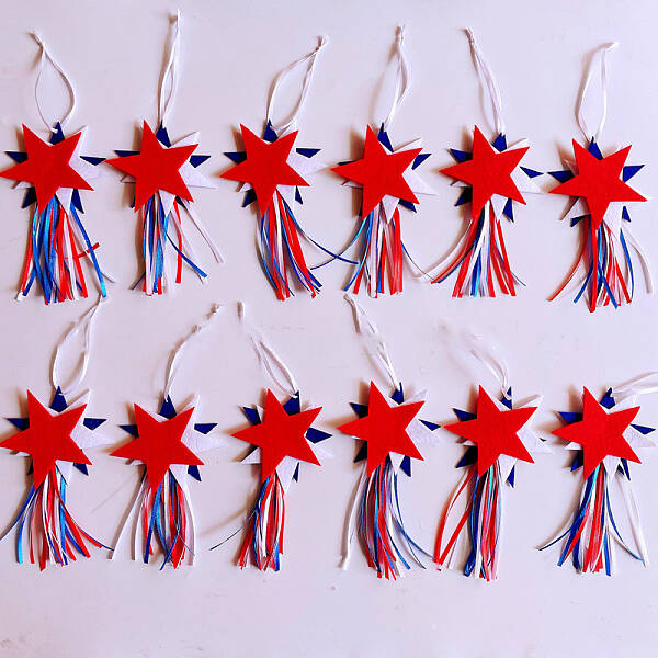 Non Woven Fabric Tassel Pendants