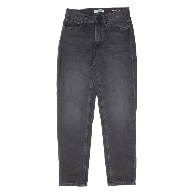 CARHARTT WIP Page Carrot Womens Jeans Grey Slim Tapered W25 L27