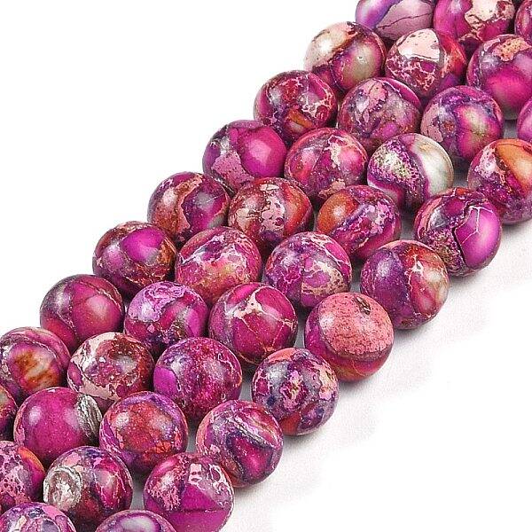 Natural Imperial Jasper Beads Strands