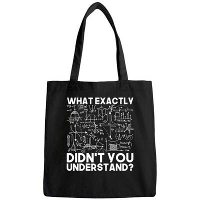 Science Gift Idea Physicist Math Physics Tote Bag