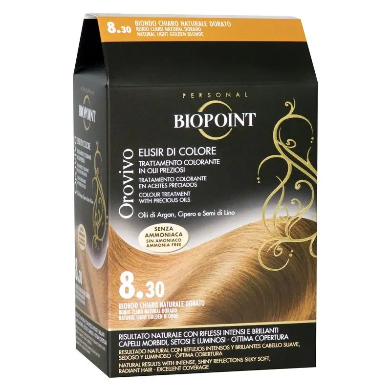 Biopoint Orovivo Color Kit 4.38 - Dark Chocolate Brown