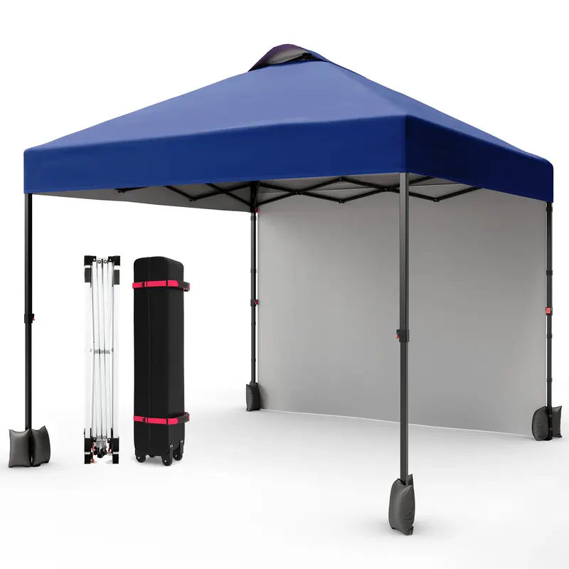 Garvee 10'x10' Pop Up Tent, Pop Up Canopy With Sidewall, UPF 50+, Easy to Set Up Outdoor Canopy, Adjustable Portable Gazebo f...