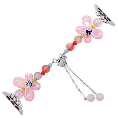 Butterfly Acrylic Bead Watch Bands