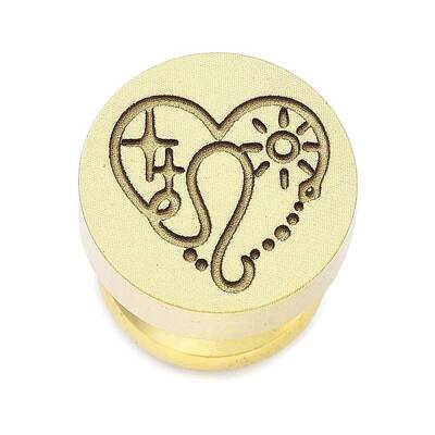 Constellation Golden Tone Wax Seal Brass Stamp Heads