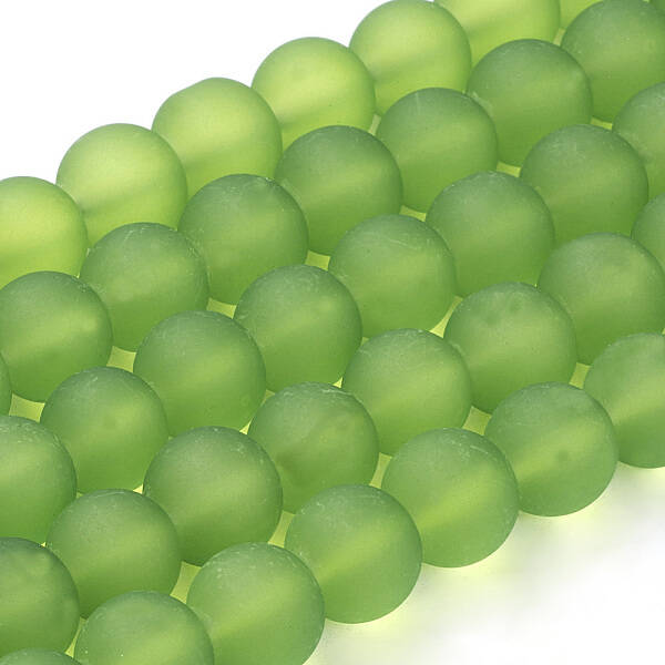 Transparent Glass Bead Strands