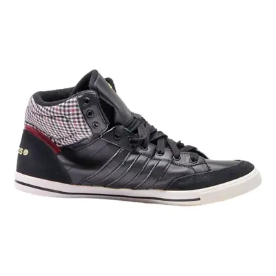 ADIDAS High Top Trainers Black Leather Mens UK 11.5