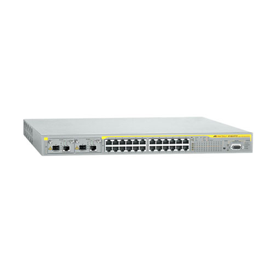 Allied Telesis AT-8624POE-20 | 8600 Series 24 x Ports 10/100Base-TX PoE + 2 x Module Bays uplink Layer 3 Managed Fast Etherne...