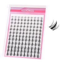 Mixed Length Individual False Eyelashes, C Curl Wispy Fake Eyelashes for Eyelash Extensions, Self Grafting Eye Makeup Enhanc...