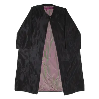 Womens Overcoat Coat Black L