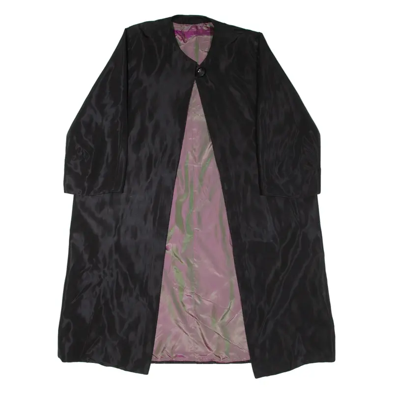 Womens Overcoat Coat Black L