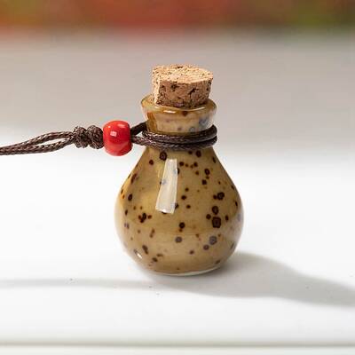 Porcelain Perfume Bottle Necklaces