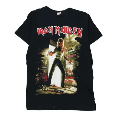 Iron Maiden The Early Days Screen Stars Band T-Shirt - Small Black Cotton