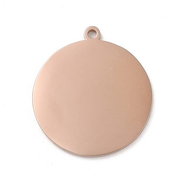 Ion Plating(IP) 304 Stainless Steel Stamping Blank Tag Pendants