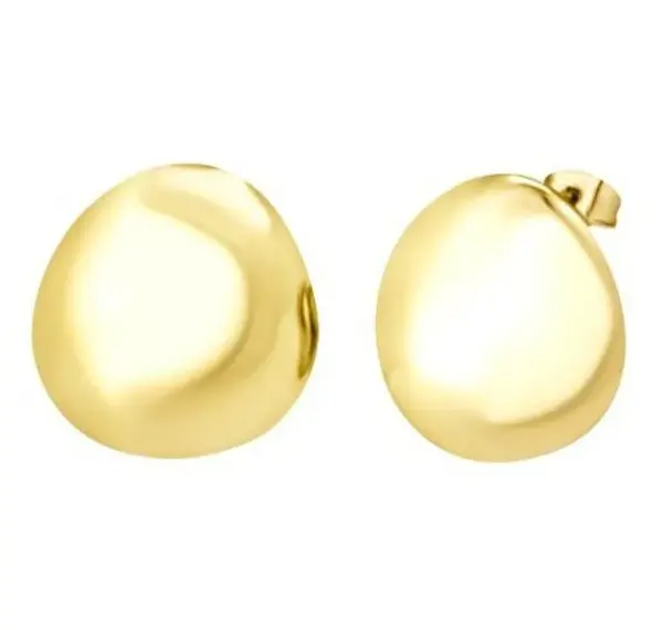 Breil Orecchini Alla Moda Placcati In Oro Bubble Tj3710