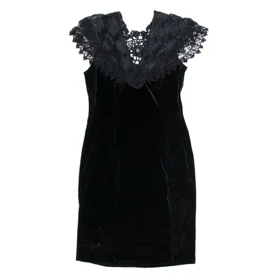 SPEED Womens Pencil Dress Black Short Sleeve Knee Length L