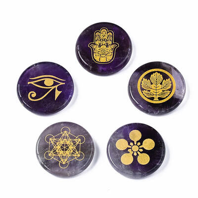 Natural Amethyst Cabochons